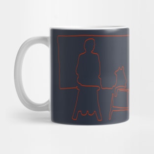 Window Watchers Orange - Oneliner Mug